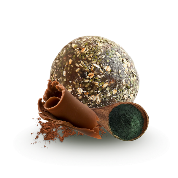 Balls bio protéinées cacao spiruline (prêt à vendre) - 3
