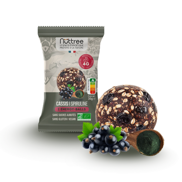 Balls bio protéinées cassis spiruline (prêt à vendre) - 2